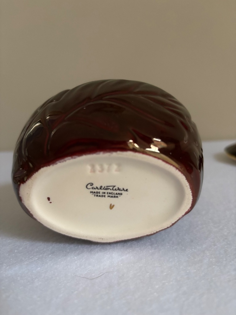 Carlton Ware Rouge Royale Jam Pot - Picture 6 of 6